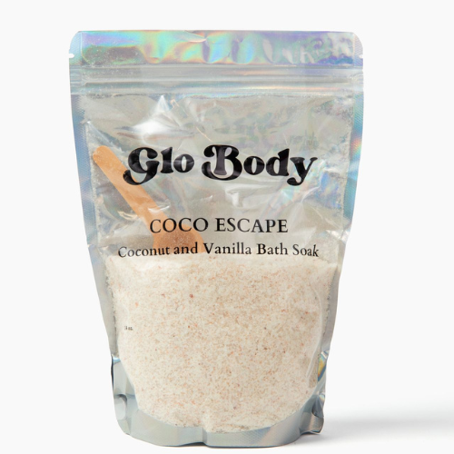 Coco Escape - Coconut and Vanilla Bath Soak with Epsom, Pink Himalayan, and Dead Sea Salt